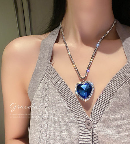 Titanic Heart Of Ocean Necklace